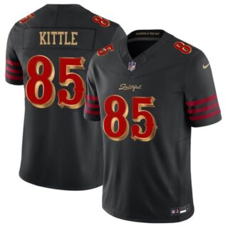 Men's San Francisco 49ers #85 George Kittle Vapor F.U.S.E. Limited Rivalry Series Jersey