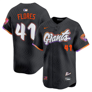 Men's San Francisco Giants 2025 City Connect Vapor Premier Limited Jersey All Stitched Wilmer Flores #41