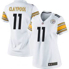 Steelers #11 Chase Claypool White Color Stitched Jersey