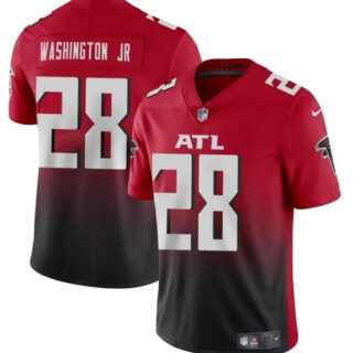 Youth Atlanta Falcons #28 Carlos Washington Jr Red Black Vapor Untouchable Limited Stitched Football Jersey