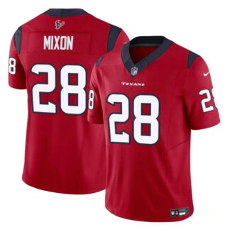 Youth Houston Texans #28 Joe Mixon Red 2024 F.U.S.E Vapor Untouchable Limited Stitched Football Jersey