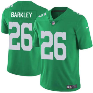 Youth Philadelphia Eagles #26 Saquon Barkley Kelly Green Vapor Untouchable Limited Stitched Football Jersey