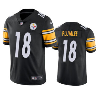Youth Pittsburgh Steelers #18 John Rhys Plumlee Black Vapor Untouchable Limited Stitched Jersey