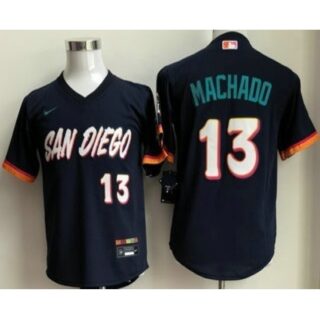 Youth San Diego Padres #13 Manny Machado Navy 2026 City Connect Stadium Jersey