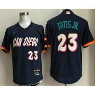 Youth San Diego Padres #23 Fernando Tatis Jr Navy 2026 City Connect Stadium Jersey