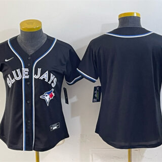 Youth Toronto Blue Jays Blank 2026 Fashion Replica Black Out Stitched Baseball Jersey