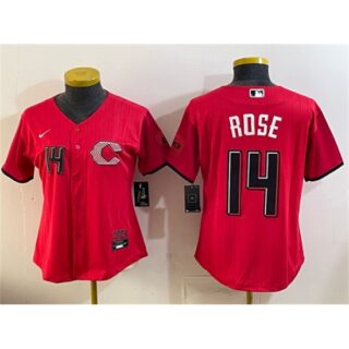 Youth Cincinnati Reds #14 Pete Rose Red 2026 City Connect Stadium Stitched Baseball Jersey