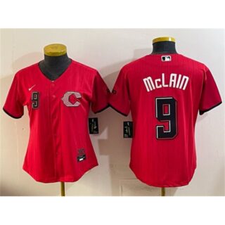 Youth Cincinnati Reds #9 Matt McLain Red 2026 City Connect Stadium Stitched Baseball Jersey