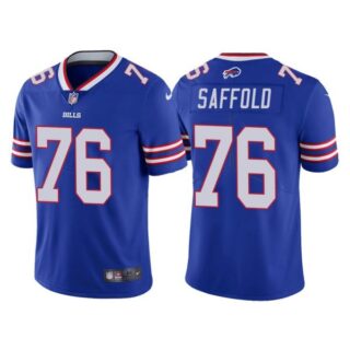 Men's Buffalo Bills Rodger Saffold Royal Vapor Limited Stitched Jersey