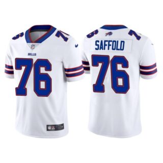 Men's Buffalo Bills Rodger Saffold White Vapor Limited Stitched Jersey