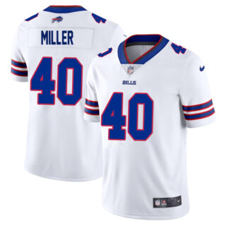 Men's Buffalo Bills Von Miller White Vapor Limited Stitched Jersey