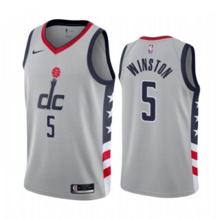 Men's Cassius Winston Washington Wizards Basketball Jersey Gray