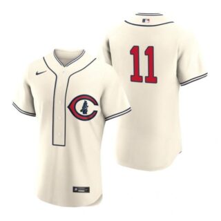 Men's Flex Base Chicago Cubs Drew Smyly 2022 Field of Dreams Cream Stitched Jersey