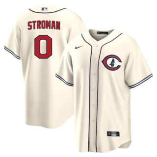 Men's Cool Base Chicago Cubs Marcus Stroman 2022 Field of Dreams Cream Stitched Jersey With Name