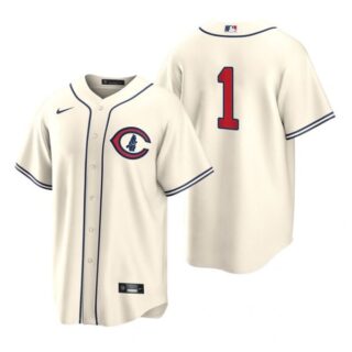 Men's Cool Base Chicago Cubs Nick Madrigal 2022 Field of Dreams Cream Stitched Jersey