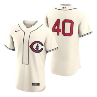 Men's Flex Base Chicago Cubs Willson Contreras 2022 Field of Dreams Cream Stitched Jersey