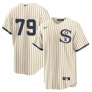 Men's - Cool Base Chicago White Sox #79 Jose Abreu Field of Dreams Throwback Jersey Stitched