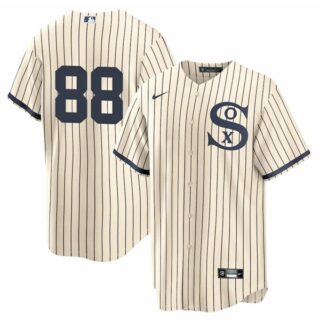Men's - Cool Base Chicago White Sox #88 Luis Robert Field of Dreams Throwback Jersey Stitched