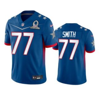 Men's Tyron Smith Dallas Cowboys 2022 NFC Pro Bowl Stitched Jersey Royal