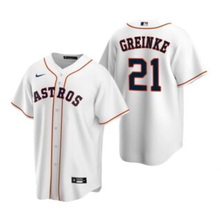 Men's Zack Greinke Houston Astros Cool Base Jersey White