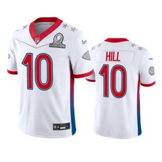 Men's Tyreek Hill Kansas City Chiefs 2022 AFC Pro Bowl Stitched Jersey White