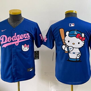 Men's Los Angeles Dodgers Batter Back Graphic Baseball Jersey - Royal Blue