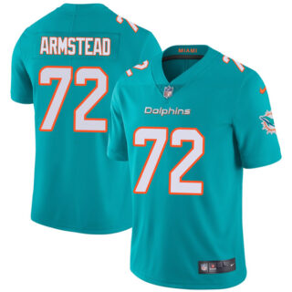 Men's Miami Dolphins Terron Armstead Aqua Vapor Limited Stitched Jersey