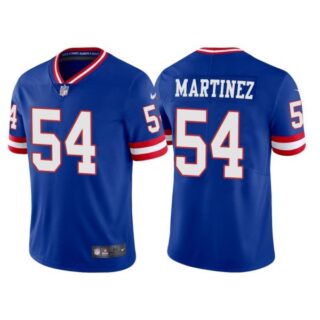 Men's New York Giants Blake Martinez Royal Classic Vapor Limited Stitched Jersey