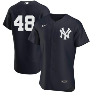 Men's Anthony Rizzo New York Yankees Flex Base Jersey - Stitched Navy