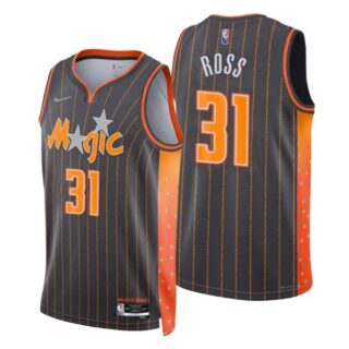Men's Terrence Ross Orlando Magic City Anthracite 75th Anniversary Diamond Jersey Stitched