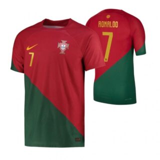 Youth Cristiano Ronaldo Portugal National Team Red Home Soccer Jersey 2022-23