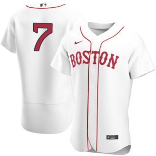 Men's Boston Red Sox #7 Christian Vazquez Jersey Flex Base White