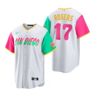 Youth San Diego Padres Taylor Rogers White City Connect Stitched Jersey