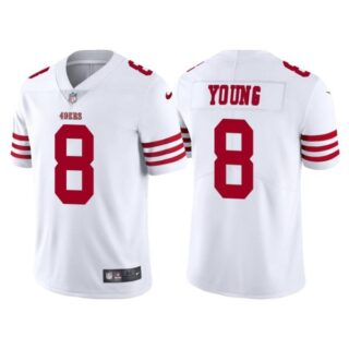 Men's San Francisco 49ers Steve Young 2022 Vapor Limited Stitched Jersey White