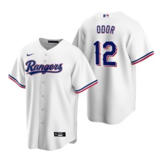 Men's Rougned Odor Texas Rangers Cool Base Jersey Royal White