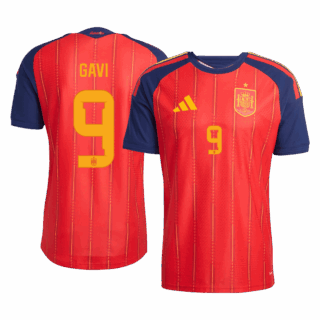 Spain GAVI #9 Home Soccer Jersey Authentic 2026