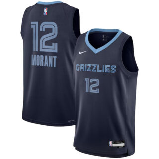 Youth Ja Morant Memphis Grizzlies #12 Swingman Jersey - Icon Edition - Navy