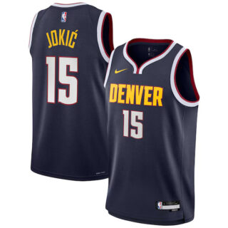 Youth Nikola Jokic Denver Nuggets #15 Swingman Jersey - Icon Edition - Navy