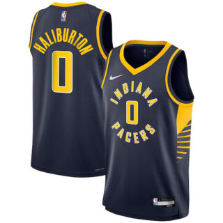 Youth Tyrese Haliburton Indiana Pacers #0 Swingman Jersey - Icon Edition - Navy