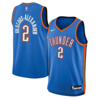 Youth Shai Gilgeous-Alexander Oklahoma City Thunder #2 Swingman Jersey - Icon Edition - Blue