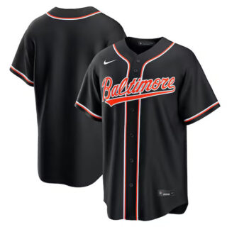 Baltimore Orioles Fashion Black Out Jersey