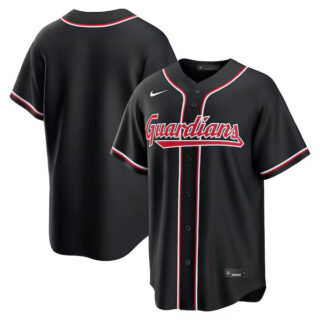 Cleveland Guardians Fashion Black Out Jersey