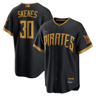 Paul Skenes Pittsburgh Pirates #30 2026 City Connect Stadium Jersey - Black