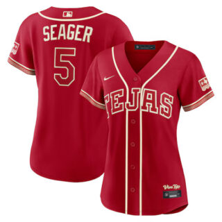 Women's Corey Seager Texas Rangers #5 2026 City Connect Stadium Jersey - Red