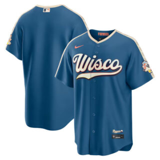 Milwaukee Brewers 2026 City Connect Stadium Jersey - Mineral Blue