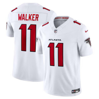 Jalon Walker Atlanta Falcons #11 Vapor F.U.S.E. Stitched Limited Jersey - White
