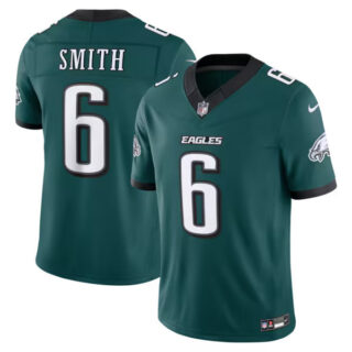 DeVonta Smith Philadelphia Eagles #6 Vapor F.U.S.E. Stitched Limited Jersey - Midnight Green