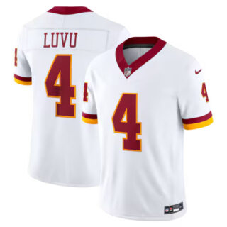 Frankie Luvu Washington Commanders #4 Vapor F.U.S.E. Stitched Limited Jersey - White