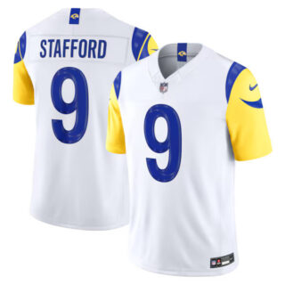 Matthew Stafford Los Angeles Rams #9 Vapor F.U.S.E. Stitched Limited Jersey - White