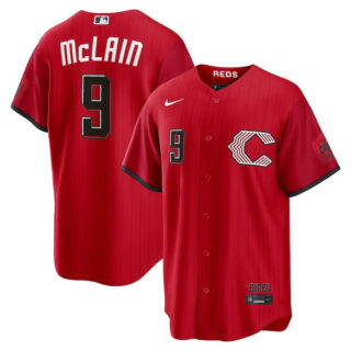 Matt McLain Cincinnati Reds #9 2026 City Connect Stadium Jersey - Red